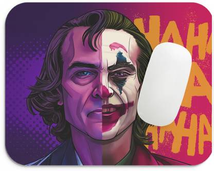 santer Joker Mouse pad - Joker Criminal Mouse pad for Computer - Printed Mouse pad Non Slip Base Mousepad