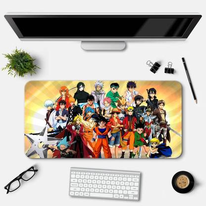 LAMRON Crossover Manga Anime Desk Mat | Deskpad | Computer Table Mat Mousepad