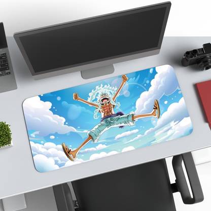 TheCommonCart Anime Desk Mat (60cm x 28cm x 3mm) Extended Mouse Pad, Desk Mat Non Slip Base Mousepad