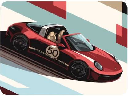 RAWAT TRADERS Porsche 911 Mouse Pad FKMP0094 Mousepad