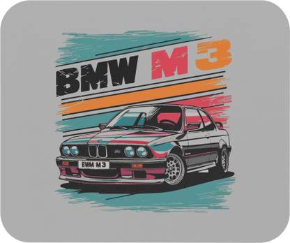 InkFusion BMW M3 Car Printed Mousepad with Smooth Mouse Control Mousepad