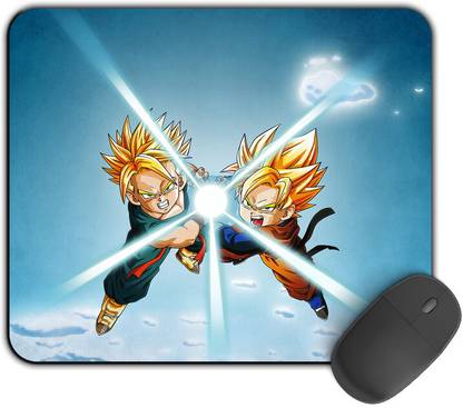Kirmada Printed Designer Mouse Pad Super Saiyan Trunks & Goten Dragon Ball Z Non Slip Base Mousepad