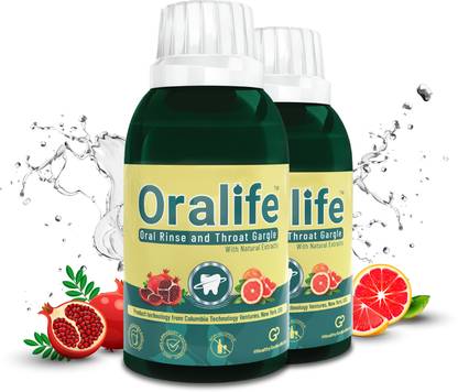 Oralife Natural Oral Rinse & Mouthwash - Antibacterial, Antioxidant & Anti-inflammatory - Natural