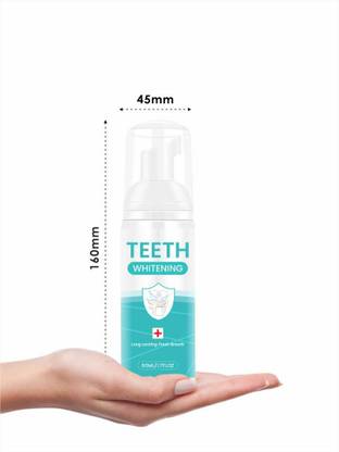 The Nile Teeth Whitening Foaming Toothpaste Mousse Mouth Wash - Center Fresh - Mint