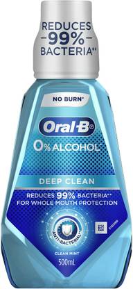Oral-B DEEP CLEAN MOUTH WASH 500 ML - MINT