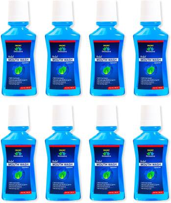 Jagat Devsutra Dr. Trusted Ayurvedic HERBAL Mouthwash 250ml X 8 - Spearmint