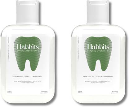 Habbits Sensitivity Relief Vanilla & Peppermint Natural Mouthwash |