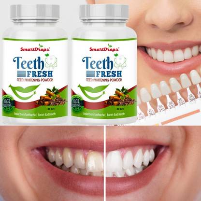 smartdrops Activated Charcoal Teeth Whitening Powder - Charcoal Powder