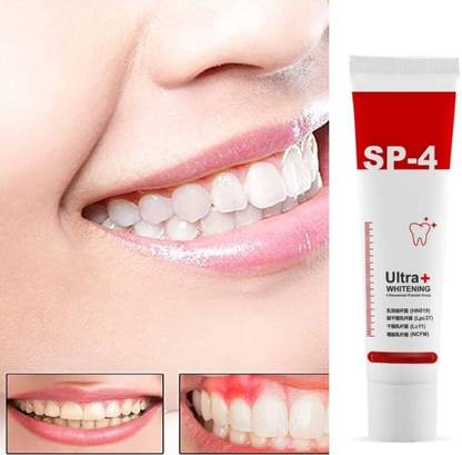 house of common SP4 Intensive Teeth Ultra Fast Whitening Action for Radiant Teeth (30g) Pack 1 - Mint