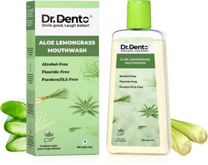 Dr.Dento Mouthwash- Aloe Lemongrass 100 ml - Aleo Vera Lemongrass