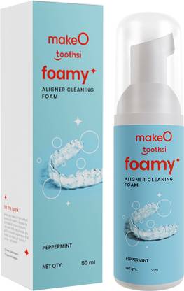 Toothsi Foamy Aligner | Retainer Cleaning Foam | Aligner Cleaner and Whitener Foam - Peppermint