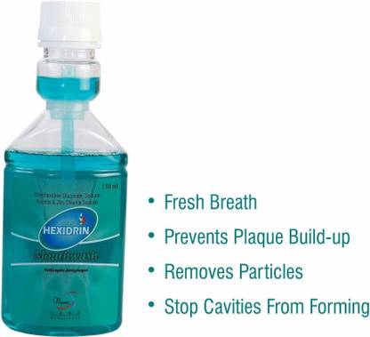 HEXIDRIN MOUTH WASH 150ML - COOL MINT