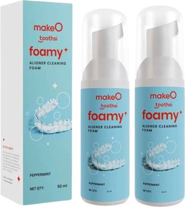 Toothsi Foamy Aligner Cleaning Foam | For Dentures, Retainers & Aligners - Peppermint