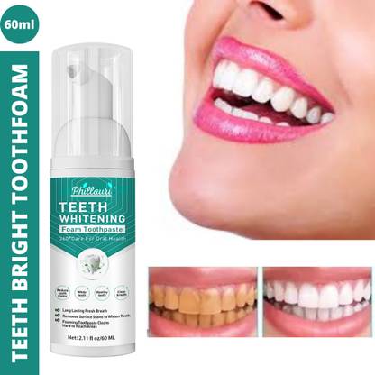 Phillauri Toothpaste Whitening for Teeth Whitening and Tartar Remover Toothpaste - Mint
