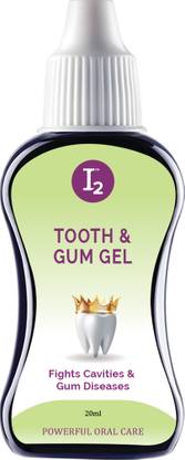 I2 Tooth & Gum Cure - Prevents Gum Swelling, Bleeding & infections - Fight Cavity & Gum Diseases
