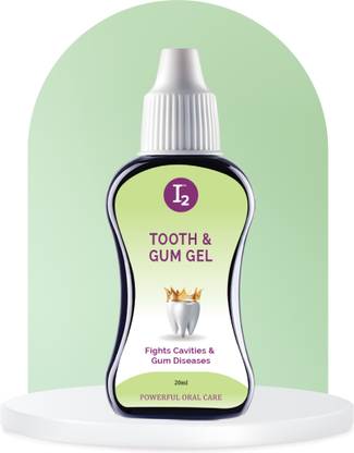 I2Cure I2 Tooth & Gum Gel to Prevents Tooth Pain | Stops Gums Bleeding (30 Ml) - Mango