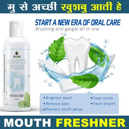 floni Mouthwash Complete All in One Mouth Wash for Sensitivity Protection COOL MINT - MINT, FRESH, REFRESHMENT