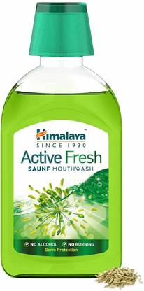 HIMALAYA ACTIVE FRESH SAUNF MOUTHWASH - SAUNF