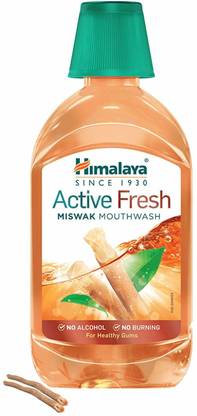 HIMALAYA ACTIVE FRESH MISWAK MOUTHWASH - MISWAK