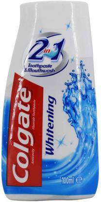Colgate Whitening 2in1 Toothpaste & Mouthwash - MINT