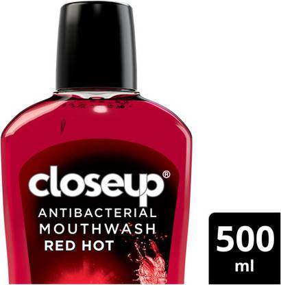 Closeup Antibacterial Mouthwash Red Hot - Natural Clove oil