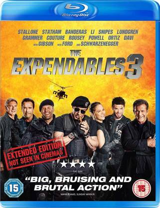 The Expendables 3 Blu-ray [2014] [Extended Edition] [1 Movie, 2 Cuts] [*ing Sylvester Stallone, Jason Statham] [UK Imported] [Region B]