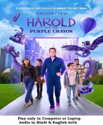 Harold and the Purple Crayon (2024) in Hindi & English both play only in Computer or Laptop HD Quality without Poster