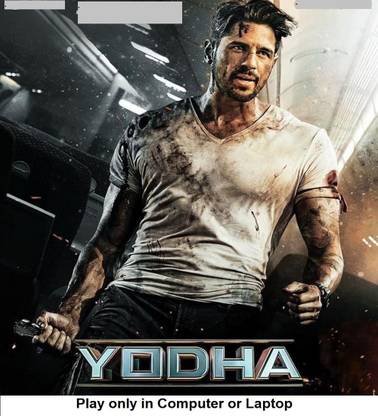 Yodha (2024) in Hindi Play only in Computer or Laptop HD print without poster