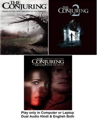Conjuring 1 & 2 , The Conjuring The Devil Made Me Do It (3 Movies) Dual Audio Hindi & English both Play only in Computer or Laptop HD print without poster