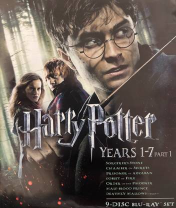 Harry Potter year 1 to 7 part 1 ( 9 disc blu rey pack)