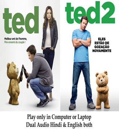 Ted 1 & 2 (2 Movies) in Hindi & English both Play only in Computer or Laptop HD print without poster