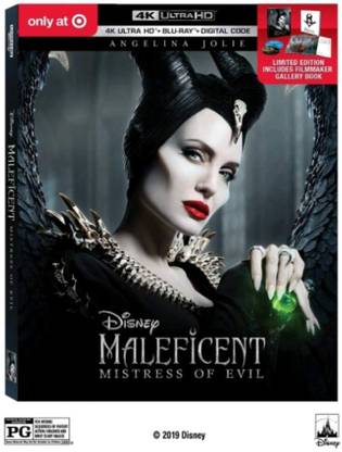 Maleficent: Mistress of Evil (Target exclusive) (4K UHD/Blu-ray/Digital) includes Filmmaker Gallery Book