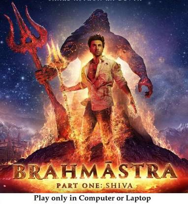 Brahmastra (2022) in Hindi Play only in Computer or Laptop HD print without poster