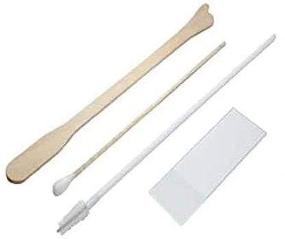 Lisamed PAP Smear Test Kit, 4 Pieces Set (Pack of 10 Kits) Surgical Hook