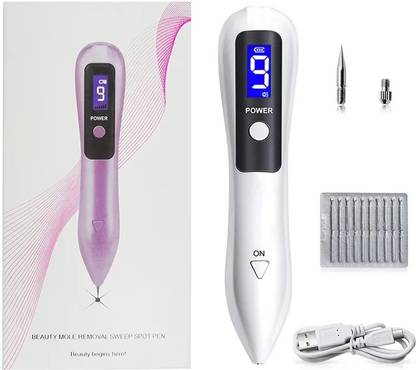 WDS 9 Level Beauty Mole Removal Sweep Spot Pen|Mole Tattoo Wart Remover Pen (Multi) Mucus Removal Device