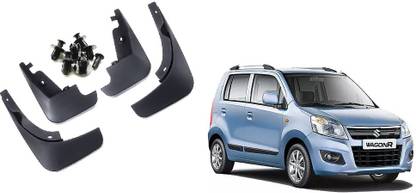 Uneestore Front Mud Guard, Rear Mud Guard For Maruti WagonR 2010, 2011, 2012, 2013, 2014, 2015, 2016, 2017, 2018