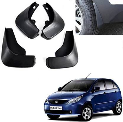 GS Grow n Shine Rear Mud Guard, Front Mud Guard For Tata Indica Vista 2008