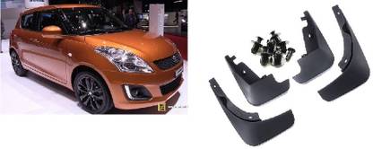 Uneestore Front Mud Guard, Rear Mud Guard For Maruti New Swift 2015