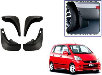 AUTO PEARL Cars Front Mud Guard, Rear Mud Guard For Maruti Zen Estilo NA