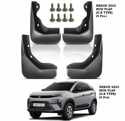 OOLTAH PAHIYA Front Mud Guard, Rear Mud Guard For Tata Nexon NA