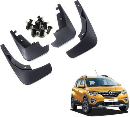 Gee Cee Front Mud Guard, Rear Mud Guard For Renault Triber RXE 2019, 2020, 2021