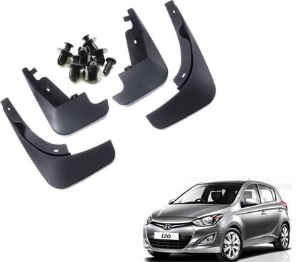 DDA ENREPRISES Mud Flap, Front Mud Guard, Rear Mud Guard For HYUNDAI i20 Magna NA