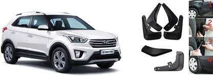 Uneestore Rear Mud Guard, Front Mud Guard For Hyundai Creta 2016, 2020