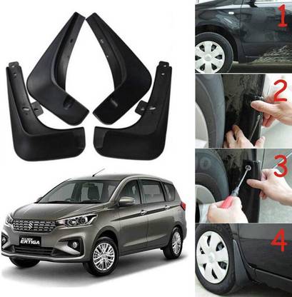 Smstrader Rear Mud Guard, Front Mud Guard For Maruti Ertiga CNG VXI 2018