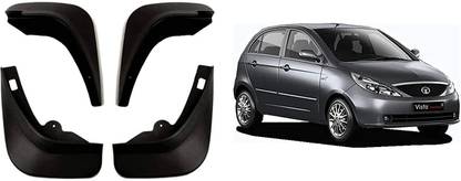 Gee Cee Front Mud Guard, Rear Mud Guard For Tata Indica Vista Aqua 2008, 2009, 2010, 2011, 2012, 2013, 2014, 2015