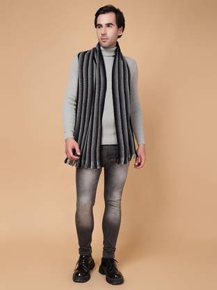 vesture Striped Men Muffler