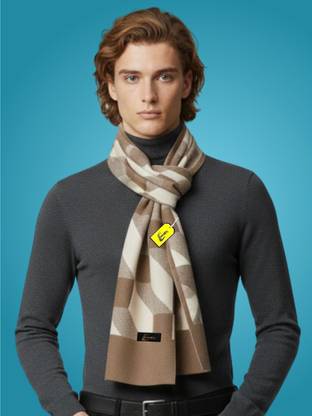 MHAX Self Design Men Muffler