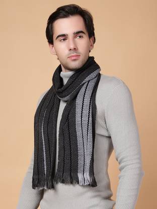 vesture Striped Men Muffler