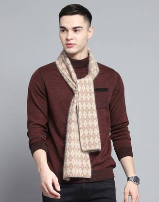 MONTE CARLO Self Design Men Muffler