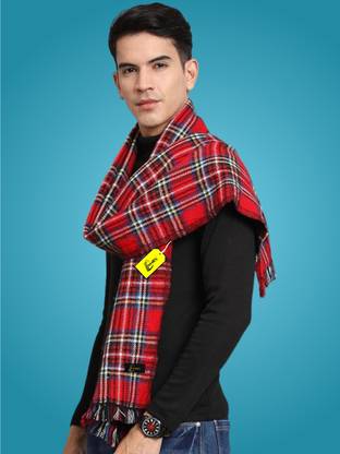 MHAX Checkered Men Muffler